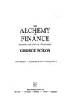 The Alchemy of Finance (Wiley Investment Classics)