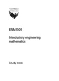 ENM1500 – Introductory engineering mathematics - University of 
