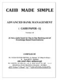CAIIB MADE SIMPLE PAPER FIRST - VIBEWA