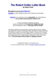 The Robert Collier Letter Book