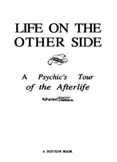 Life on the Other Side: A Psychic's Tour of the Afterlife