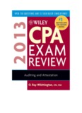 Wiley CPA Exam Review 2013, Auditing and Attestation