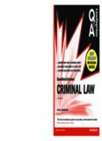 Criminal Law (Q&A revision guide)