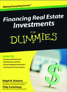 Financing Real Estate Investments For Dummies (For Dummies (Business & Personal Finance))