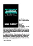 Chomsky, Noam - Necessary Illusions