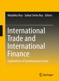 International Trade and International Finance: Explorations of Contemporary Issues