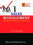 SALES MANAGEMENT: With Personal Selling and Salesmanship