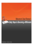 Welcome to Dave Ramsey’s Baby Steps to Becoming a Millionaire