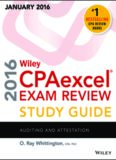 Wiley CPAexcel Exam Review 2016 Study Auditing and Attestation