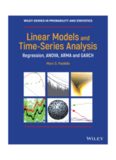 Linear Models and Time-Series Analysis: Regression, ANOVA, ARMA and GARCH
