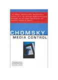 Noam Chomsky – Media Control