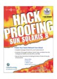 Hack Proofing Sun Solaris 8