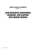Remote Sensing Handbook: Volume 2 - Land Resources Monitoring, Modeling, and Mapping with Remote