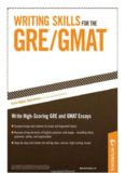 Writing Skills for the GRE & GMAT (Peterson's Writing Skills for the GRE & GMAT Test)