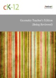 Geometry, Teacher's Edition