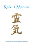 Reiki 1 Manual - Free Reiki Course