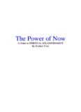 The Power of Now -- Eckhart Tolle PDF - Life Integrity