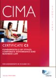 CIMA - C05 Fundamentals of Ethics, Corporate Governance and Business Law: Study Text