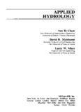 applied hydrology