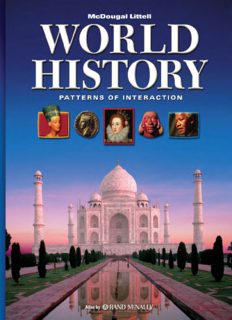 World History, Grades 9-12 Patterns of Interaction Full Survey: Mcdougal World History Patterns of Interaction