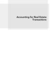 Accounting for Real Estate Transactions: A Guide for Public Accountants and Corporate Financial Professionals, Second Edition