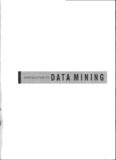 Introduction to Data Mining Pang Ning