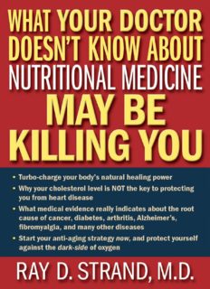 What Your Doctor Doesn't Know About Nutritional Medicine PDF EBook Download-FREE