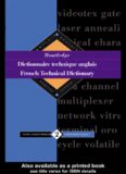 Dictionnaire Technique Anglais French Technical Dictionary
