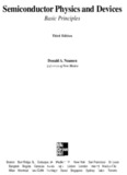Semiconductor Physics And Devices - Donald - Fulvio Frisone
