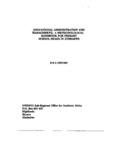 Educational administration and management: a - unesdoc - Unesco