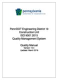 ISO 9001:2015 Quality Management System Quality Manual