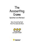 The accounting game : basic accounting fresh from the lemonade stand