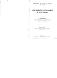 Page 1 DEPARTMENT OF LANDS AND SURVEY, NEW ZEALANT). LAND LEGISLATION AND ...