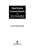 Real Estate License Exams DUMmIES