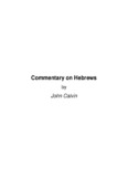Commentary on Hebrews - Bible Study: Bible Study Guides