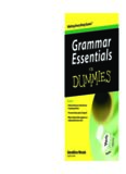 Grammar Essentials For Dummies (For Dummies (Language & Literature))
