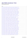 TOEIC Vocabulary Tests (Meaning by Word)