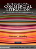 International Commercial Litigation: Text, Cases and Materials on Private International Law