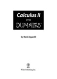 Calculus II for Dumm - Softouch Information Services