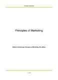 Principles of Marketing
