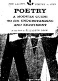 Poetry: A modern guide to its understanding and enjoyment (The Laurel poetry series)