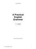 A practical English Grammar