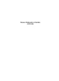 Business Mathematics & Statistics (MTH 302)