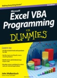 Excel® VBA Programming For Dummies®, 3rd Edition