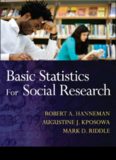 Research Methods for the Social Sciences: Basic Statistics for Social Research
