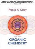 Organic Chemistry; Textbook, Study Guide and Solutions Manual (4th Ed.) – McGraw-Hill