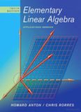 Elementary linear algebra 10th edition