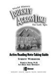 Journey Across Time, The Early Ages Alabama Workbooks - Glencoe