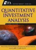 Quantitative Investment Analysis (CFA Institute Investment Series)