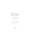 Drive: The Surprising Truth about What Motivates Us